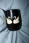 12 OZ swans kissing