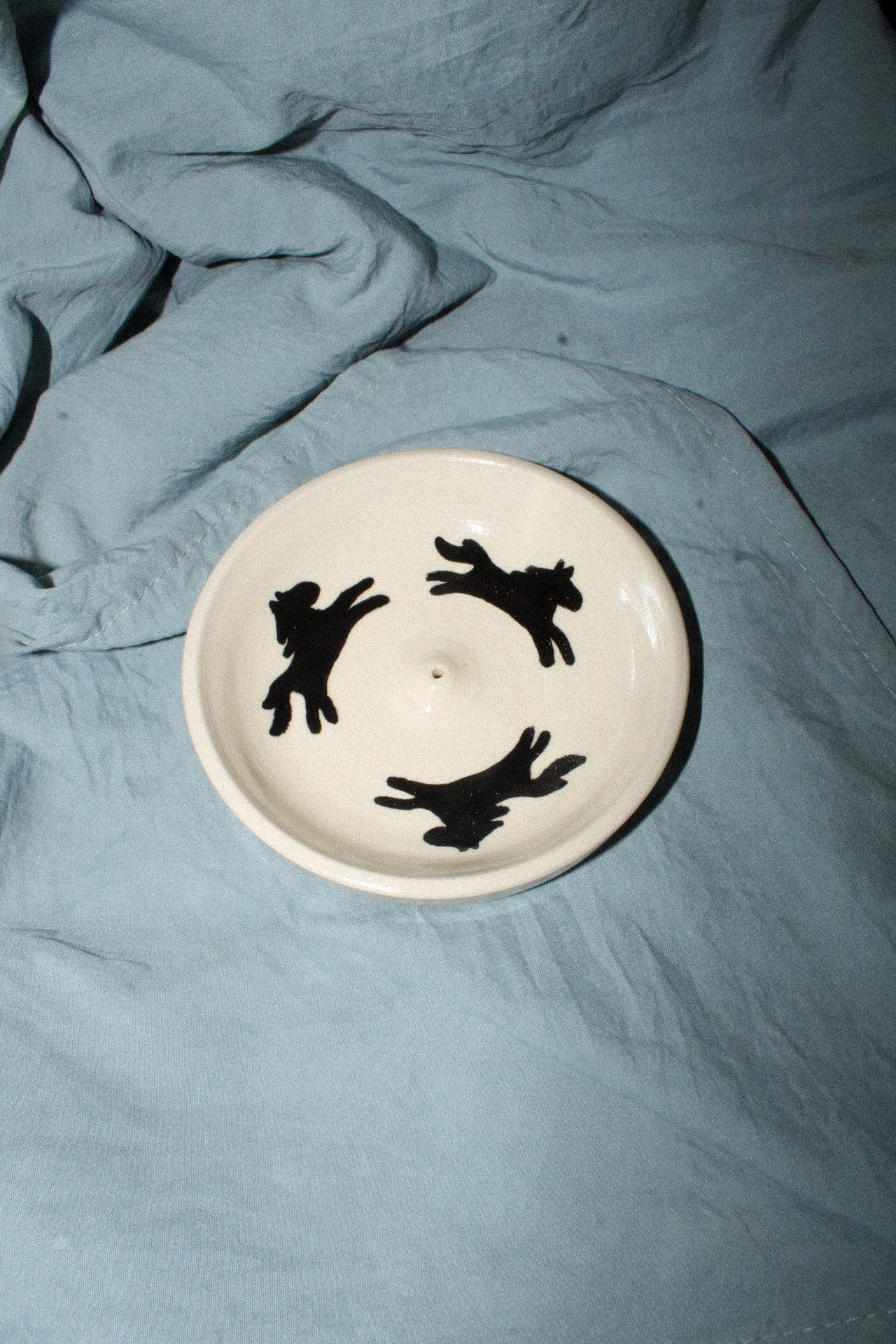 horse incense tray