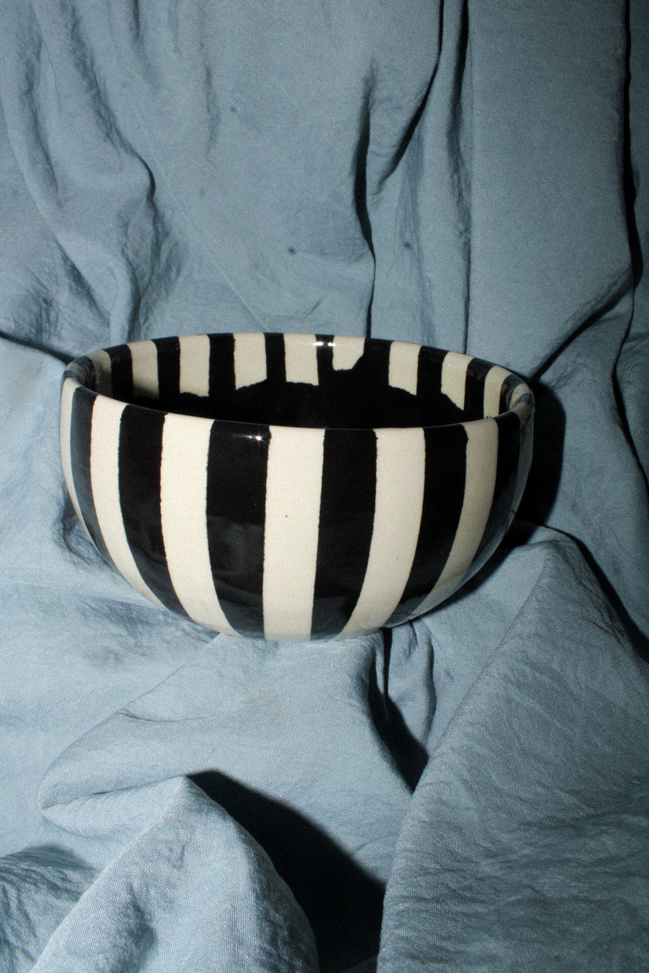 striped bowl
