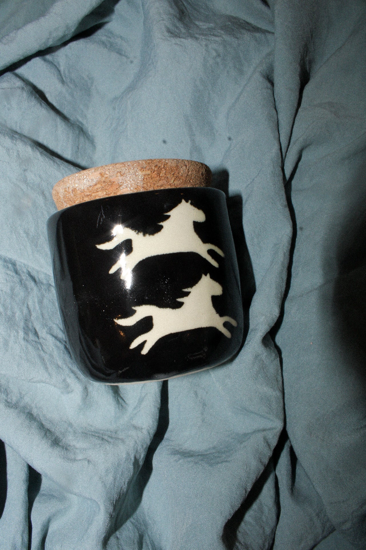 mini jar double horse