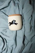 mini jar running horse
