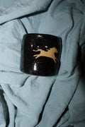 inverse brown multiple horse mini cup